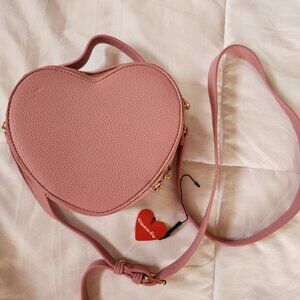 New Like Dreams heart shaped pink purse bag crossbody